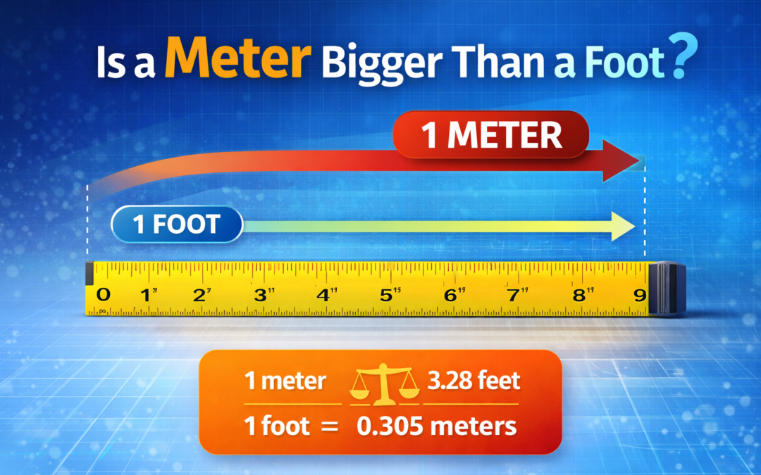 Is a Meter Bigger Than a Foot? Clear Answer